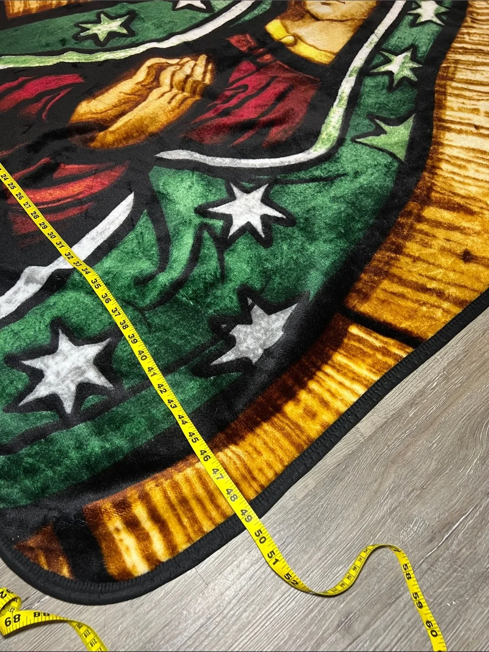 Religious Throw Thick Blanket -  Virgin Mary Design